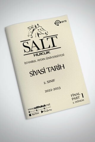 Siyasi Tarih 2. Dönem Final Part-1 (2022-2023)-İAÜ-Konu Anlatım Kitapçığı