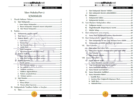 İdare Hukuku 2. Dönem Part-2 (2020-2021)-KKÜ-Konu Anlatım Kitapçığı