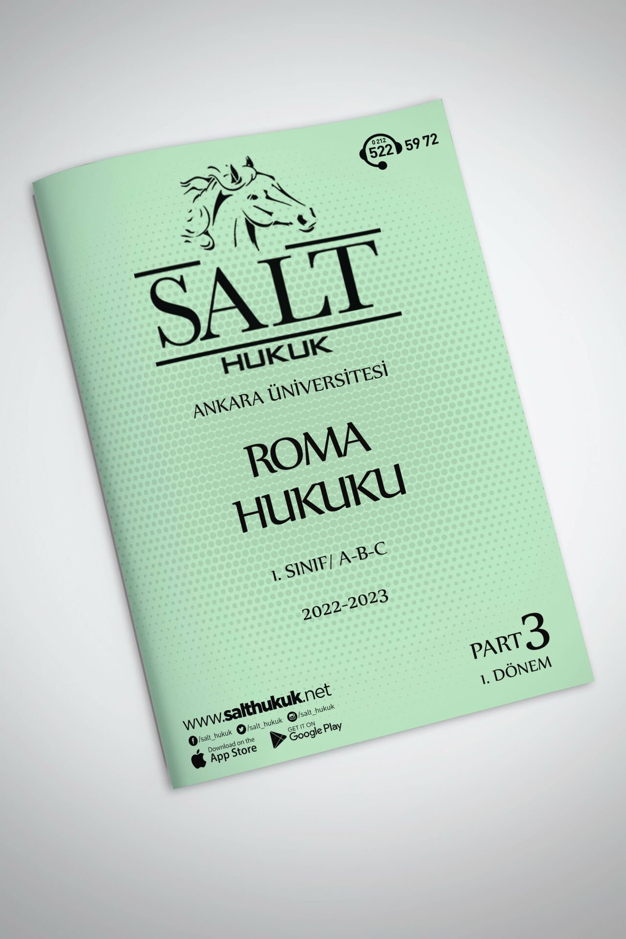 Roma Hukuku Amfi A-B 1. Dönem Part-3 (2022-2023)-AÜHF-Konu Anlatım Kitapçığı