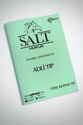 ADLİ TIP TÜM KONULAR