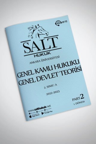 Genel Kamu Genel Devlet T. Amfi A 1. Dönem Part-2 (2022-2023)-AÜHF-Konu Anlatım Kitapçığı