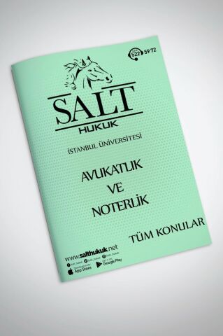 İÜHF-Avukatlık ve Noterlik Hukuku