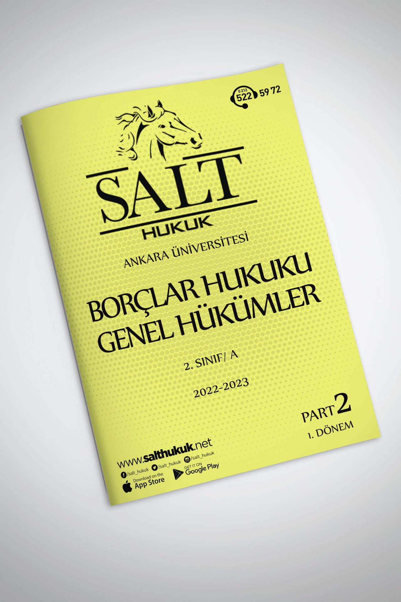 Borçlar Genel Hukuku Amfi A 1. Dönem Part-2 (2022-2023)-AÜHF-Konu Anlatım Kitapçığı