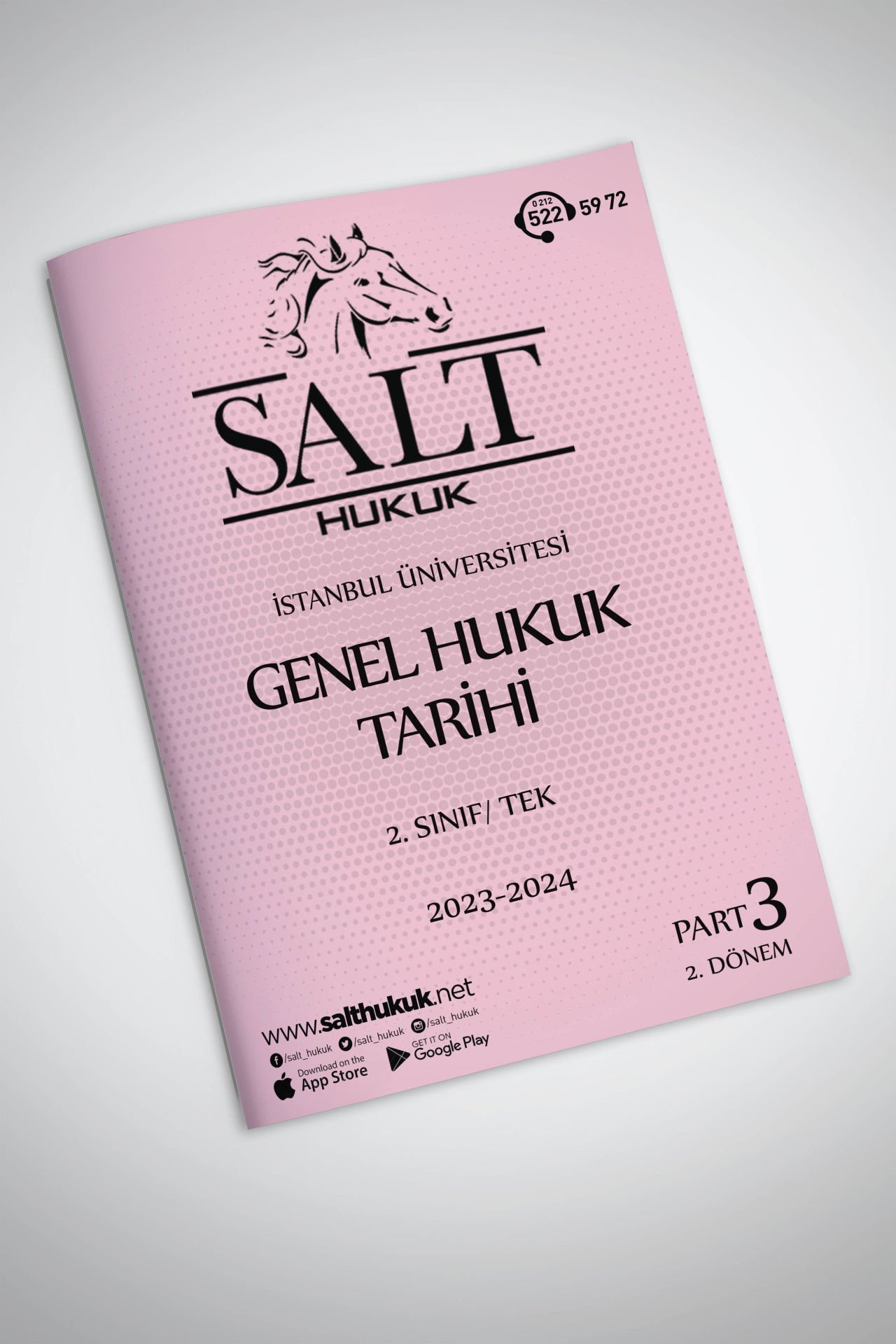 Genel Hukuk Tarihi Tek 2. Dönem Part-3 (2023-2024)-İÜHF-Konu Anlatım Kitapçığı