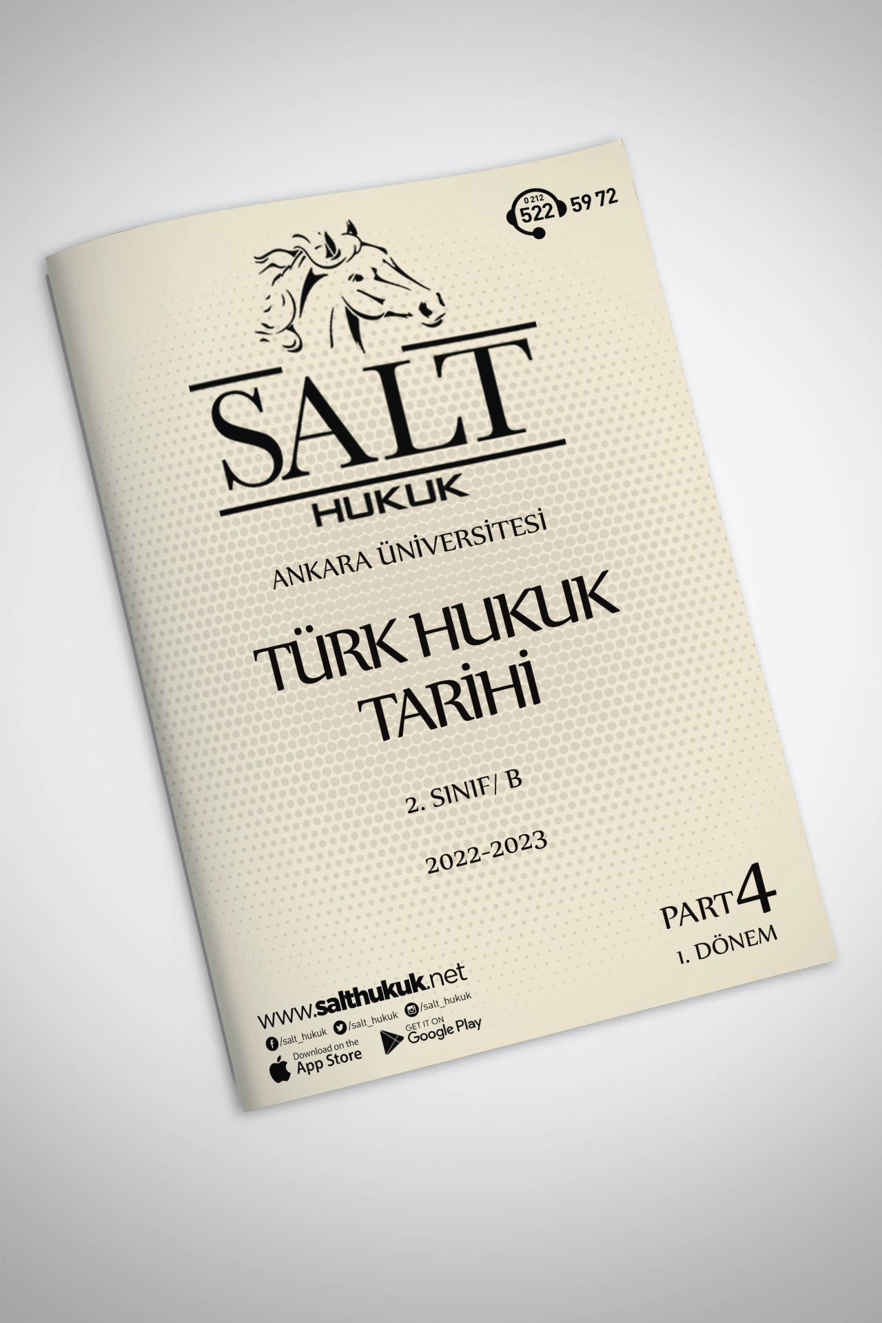 Türk Hukuk Tarihi Amfi B 1. Dönem Part-4 (2022-2023)-AÜHF-Konu Anlatım Kitapçığı