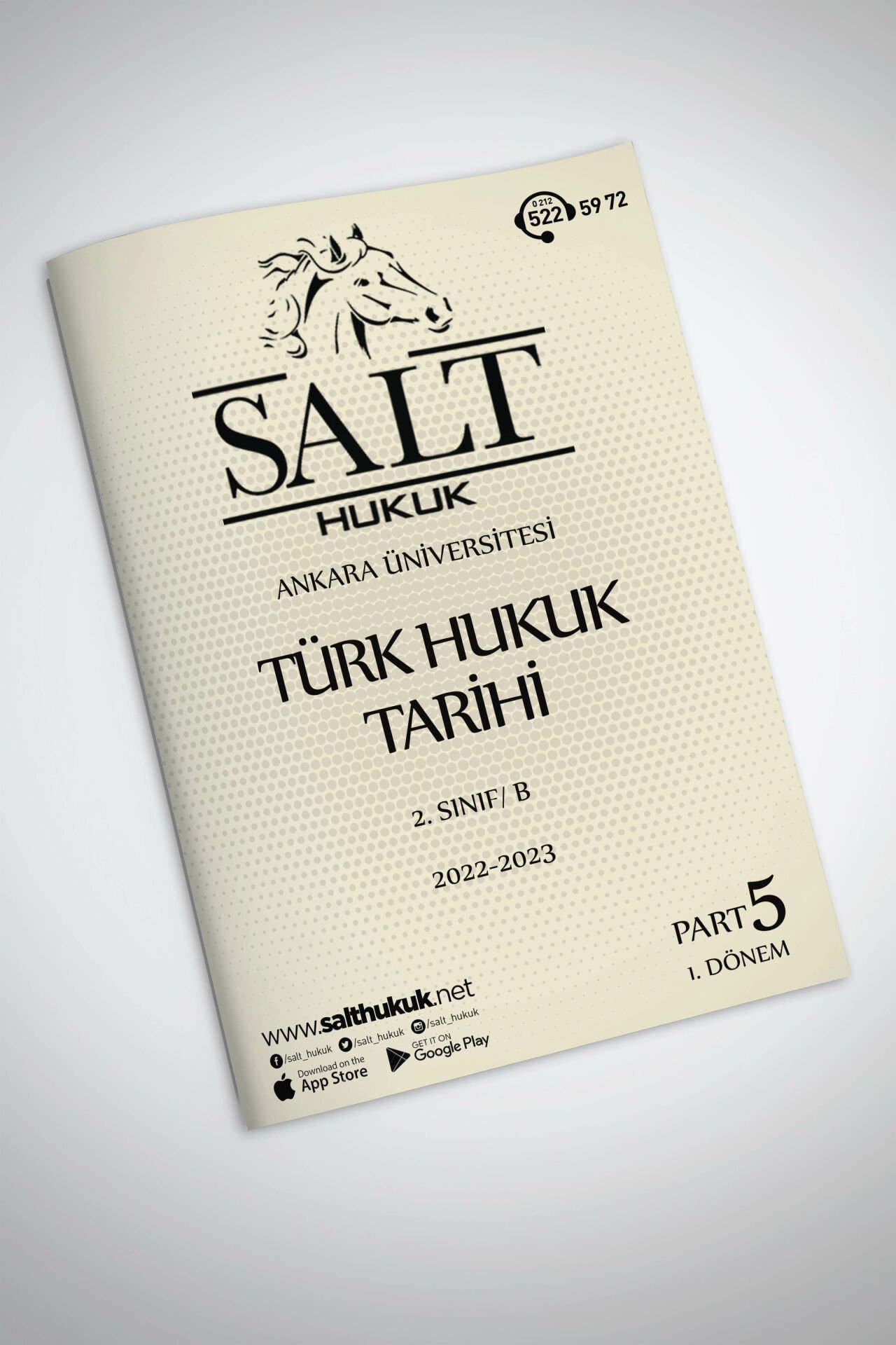 Türk Hukuk Tarihi Amfi B 1. Dönem Part-5 (2022-2023)-AÜHF-Konu Anlatım Kitapçığı