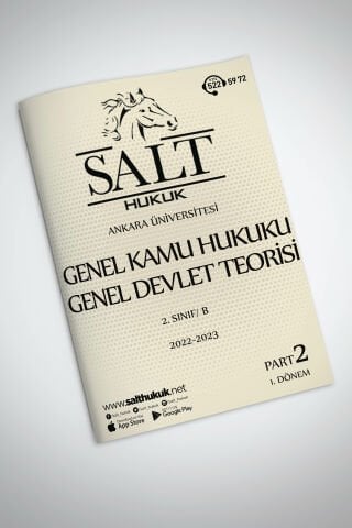 Genel Kamu Genel Devlet T. Amfi B 1. Dönem Part-2 (2022-2023)-AÜHF-Konu Anlatım Kitapçığı