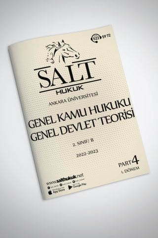 Genel Kamu Genel Devlet T. Amfi B 1. Dönem Part-4 (2022-2023)-AÜHF-Konu Anlatım Kitapçığı