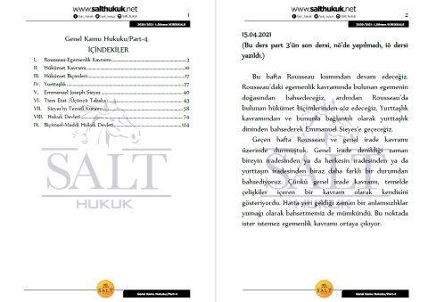 Genel Kamu 2. Dönem Part-4 (2020-2021)-KKÜ-Konu Anlatım Kitapçığı