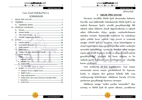 Ceza Genel Hukuku 2. Dönem Part-4 (2020-2021)-KKÜ-Konu Anlatım Kitapçığı