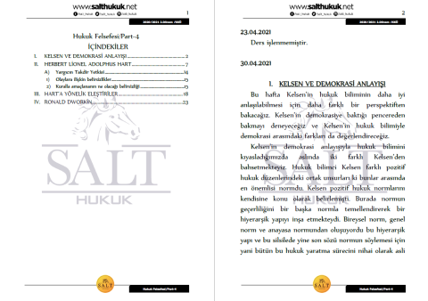 Hukuk Felsefesi 2. Dönem Part-4 (2020-2021)-KKÜ-Konu Anlatım Kitapçığı
