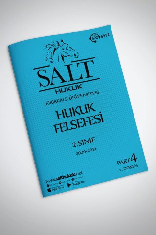 Hukuk Felsefesi 2. Dönem Part-4 (2020-2021)-KKÜ-Konu Anlatım Kitapçığı