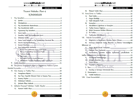 Ticaret Hukuku 2. Dönem Part-4 (2020-2021)-KKÜ-Konu Anlatım Kitapçığı