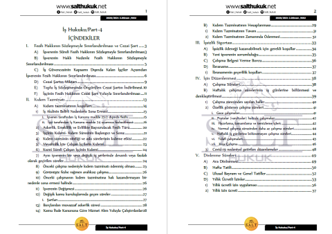 İş ve Sosyal Güvenlik 2. Dönem Part-4 (2020-2021)-KKÜ-Konu Anlatım Kitapçığı