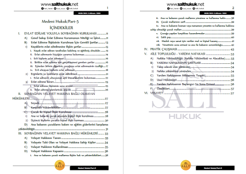 Medeni Hukuk 2. Dönem Part-5 (2020-2021)-KKÜ-Konu Anlatım Kitapçığı