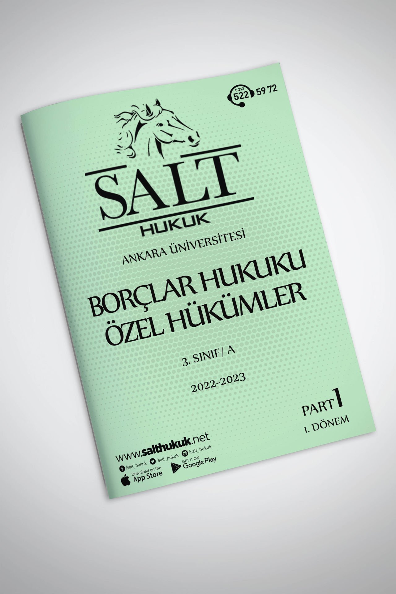 Borçlar Özel Hukuku Amfi A 1. Dönem Part-1 (2022-2023)-AÜHF-Konu Anlatım Kitapçığı