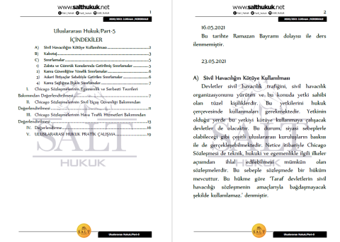 Milletler Genel Hukuku 2. Dönem Part-5 (2020-2021)-KKÜ-Konu Anlatım Kitapçığı