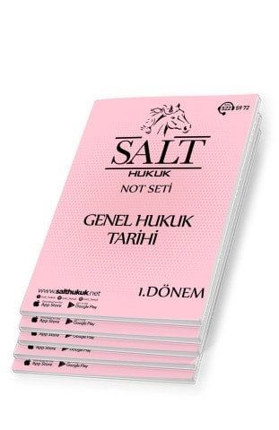 Genel Hukuk Tarihi 2.Öğretim 1. Dönem Not Seti (2023-2024)-İÜHF-Konu Anlatım Kitapçığı