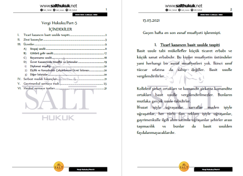 Vergi Hukuku 2. Dönem Part-5 (2020-2021)-KKÜ-Konu Anlatım Kitapçığı