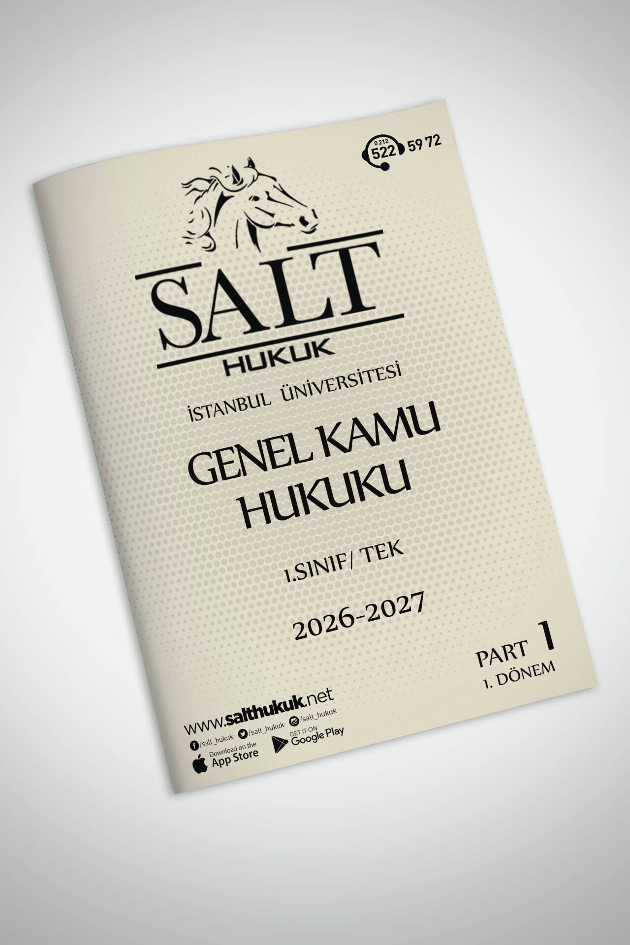 Genel Kamu Hukuku Tek 1. Dönem Part-1 (2026-2027)-İÜHF-Konu Anlatım Kitapçığı