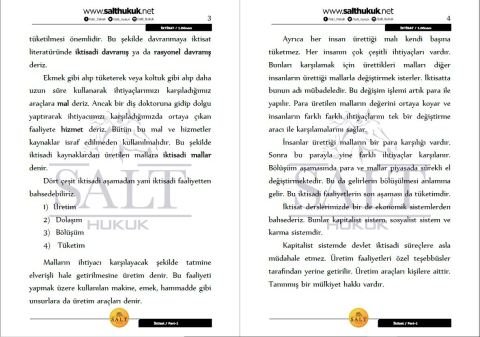 İktisat 1. Dönem Part-1 (2020-2021)-KKÜ-Konu Anlatım Kitapçığı