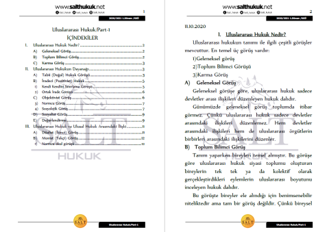 Milletler Genel Hukuku 1. Dönem Part-1 (2020-2021)-KKÜ-Konu Anlatım Kitapçığı