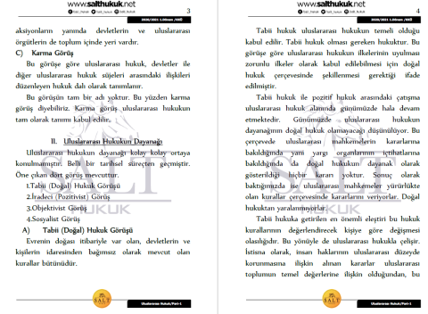 Milletler Genel Hukuku 1. Dönem Part-1 (2020-2021)-KKÜ-Konu Anlatım Kitapçığı