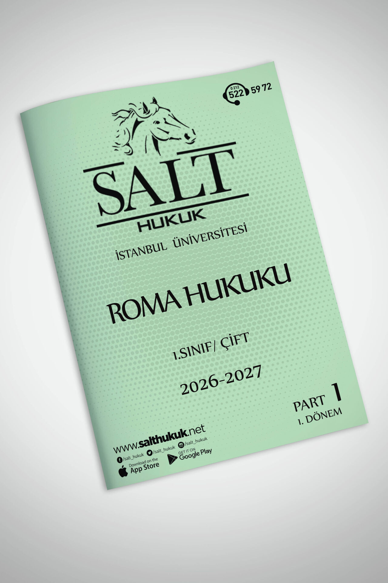 Roma Hukuku Çift 1. Dönem Part-1 (2026-2027)-İÜHF-Konu Anlatım Kitapçığı