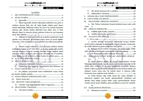 Uluslararası Kamu Hukuku Amfi 2 1. Dönem Not Seti (2020-2021)-DEÜ-Konu Anlatım Kitapçığı