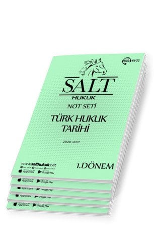 Türk Hukuk Tarihi Amfi 1-2 1. Dönem Not Seti (2020-2021)-DEÜ-Konu Anlatım Kitapçığı
