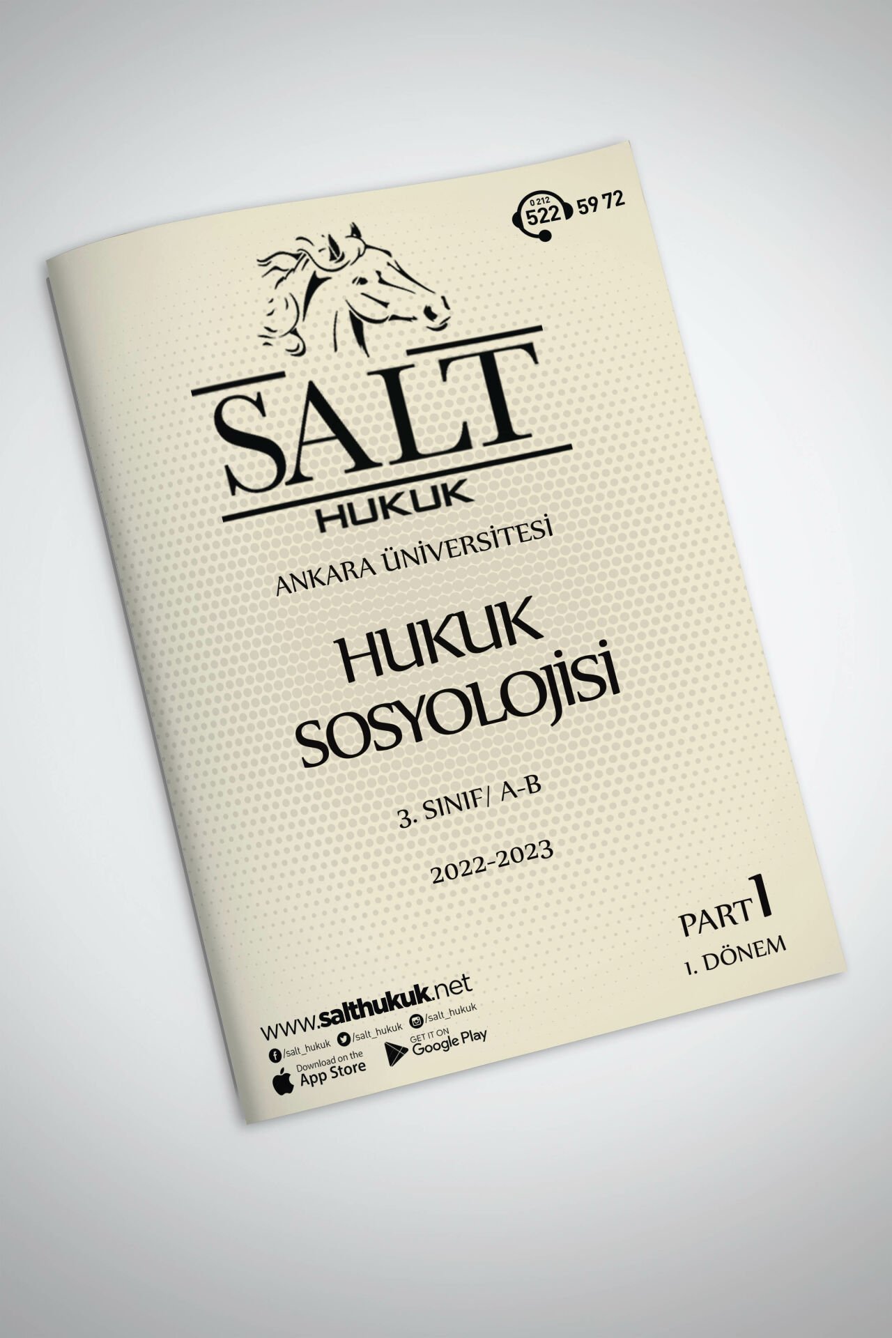 Hukuk Sosyolojisi AmfiA-B 1. Dönem Part-1 (2022-2023)-AÜHF-Konu Anlatım Kitapçığı