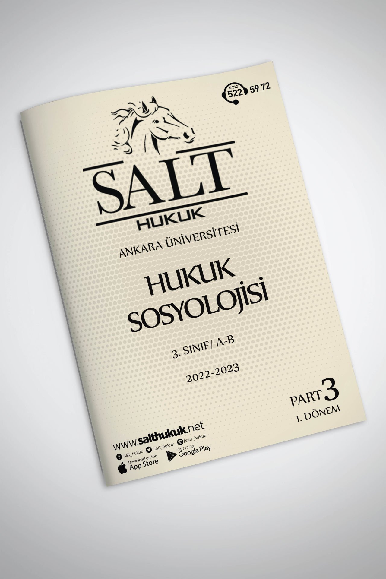 Hukuk Sosyolojisi AmfiA-B 1. Dönem Part-3 (2022-2023)-AÜHF-Konu Anlatım Kitapçığı