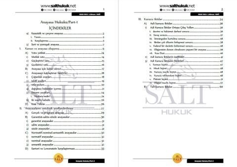 Anayasa Hukuku 1. Dönem Part-2 (2020-2021)-KKÜ-Konu Anlatım Kitapçığı