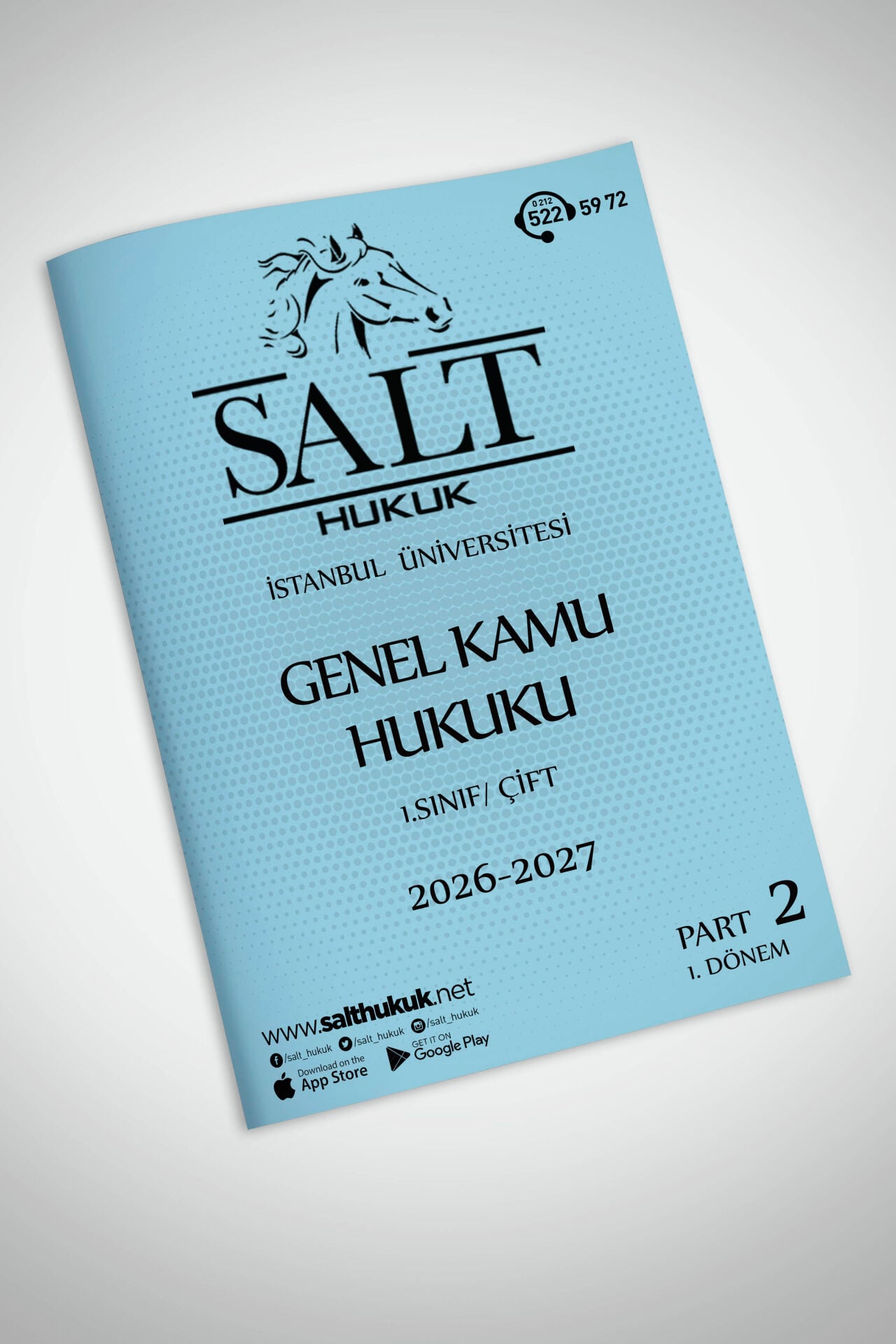 Genel Kamu Hukuku Çift 1. Dönem Part-2 (2026-2027)-İÜHF-Konu Anlatım Kitapçığı