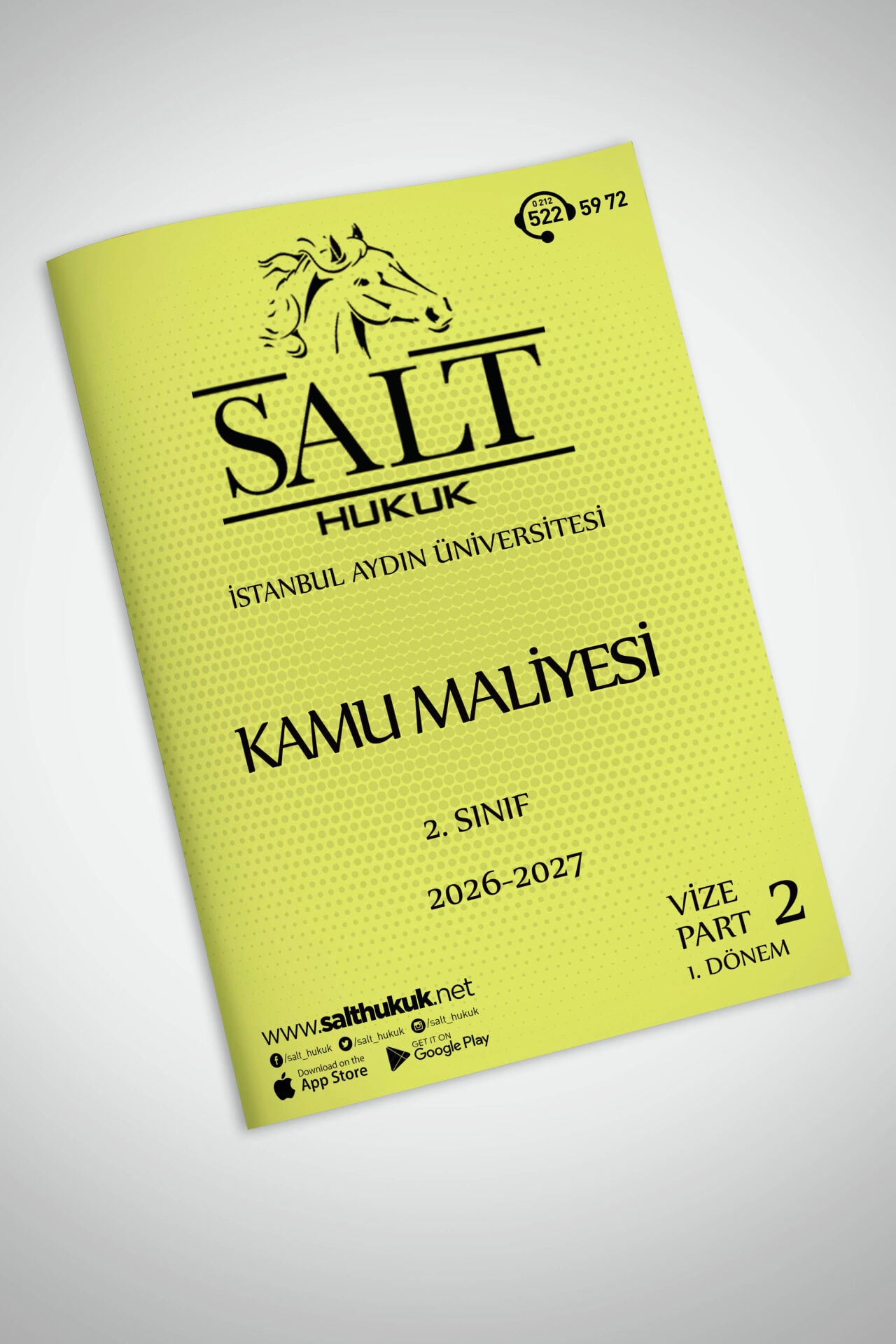Kamu Maliyesi Hukuku 1. Dönem Vize Part-2 (2026-2027)-İAÜ-Konu Anlatım Kitapçığı