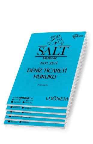 Deniz Ticaret Hukuku Amfi 1 1. Dönem Not Seti (2020-2021)-DEÜ-Konu Anlatım Kitapçığı