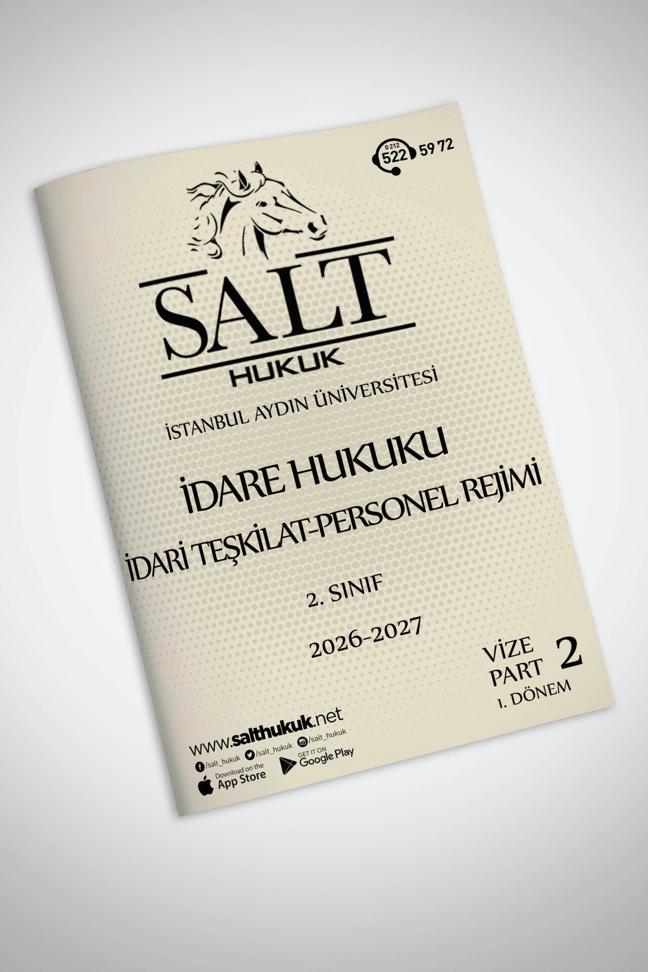 İdare Hukuku 1. Dönem Vize Part-2 (2026-2027)-İAÜ-Konu Anlatım Kitapçığı