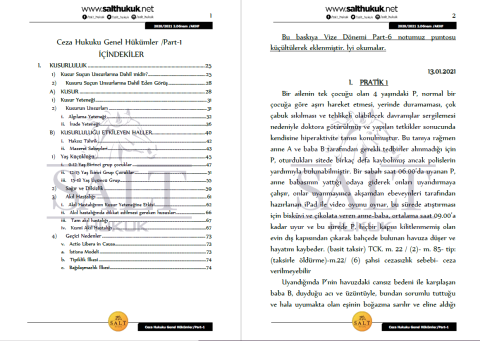 Ceza Genel Hukuku 2. Dönem Part-1 (2020-2021)-AKHF-Konu Anlatım Kitapçığı