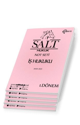 İş Hukuku Amfi 1-2 1. Dönem Not Seti (2020-2021)-DEÜ-Konu Anlatım Kitapçığı