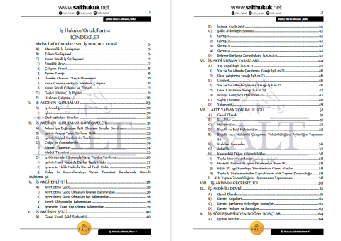 İş Hukuku Amfi 1-2 1. Dönem Not Seti (2020-2021)-DEÜ-Konu Anlatım Kitapçığı