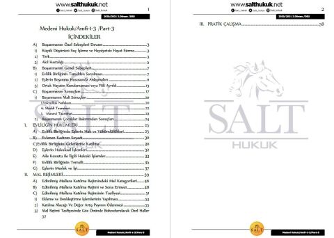Medeni Hukuk Amfi 1 2. Dönem Not Seti (2020-2021)-DEÜ-Konu Anlatım Kitapçığı