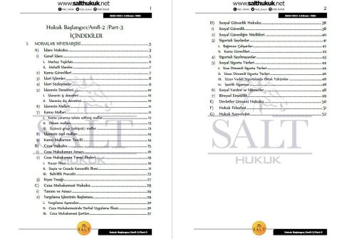 Hukuk Başlangıcı Amfi 2 2. Dönem Not Seti (2020-2021)-DEÜ-Konu Anlatım Kitapçığı