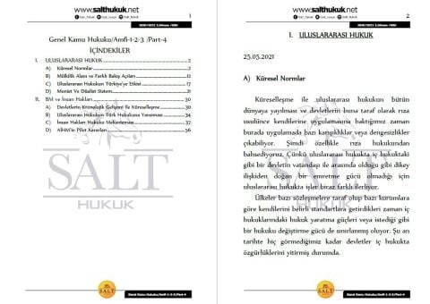 Genel Kamu Hukuku Amfi 1-2-3 2. Dönem Not Seti (2020-2021)-DEÜ-Konu Anlatım Kitapçığı