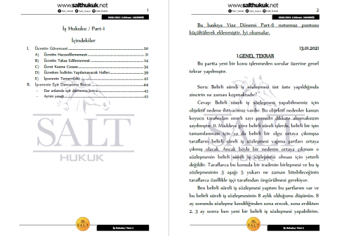 İş ve Sos. Güv. 2. Dönem Part-1 (2020-2021)-AKHF-Konu Anlatım Kitapçığı