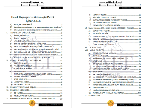 Hukuk Başlangıcı 1. Dönem Part-3 (2020-2021)-KKÜ-Konu Anlatım Kitapçığı