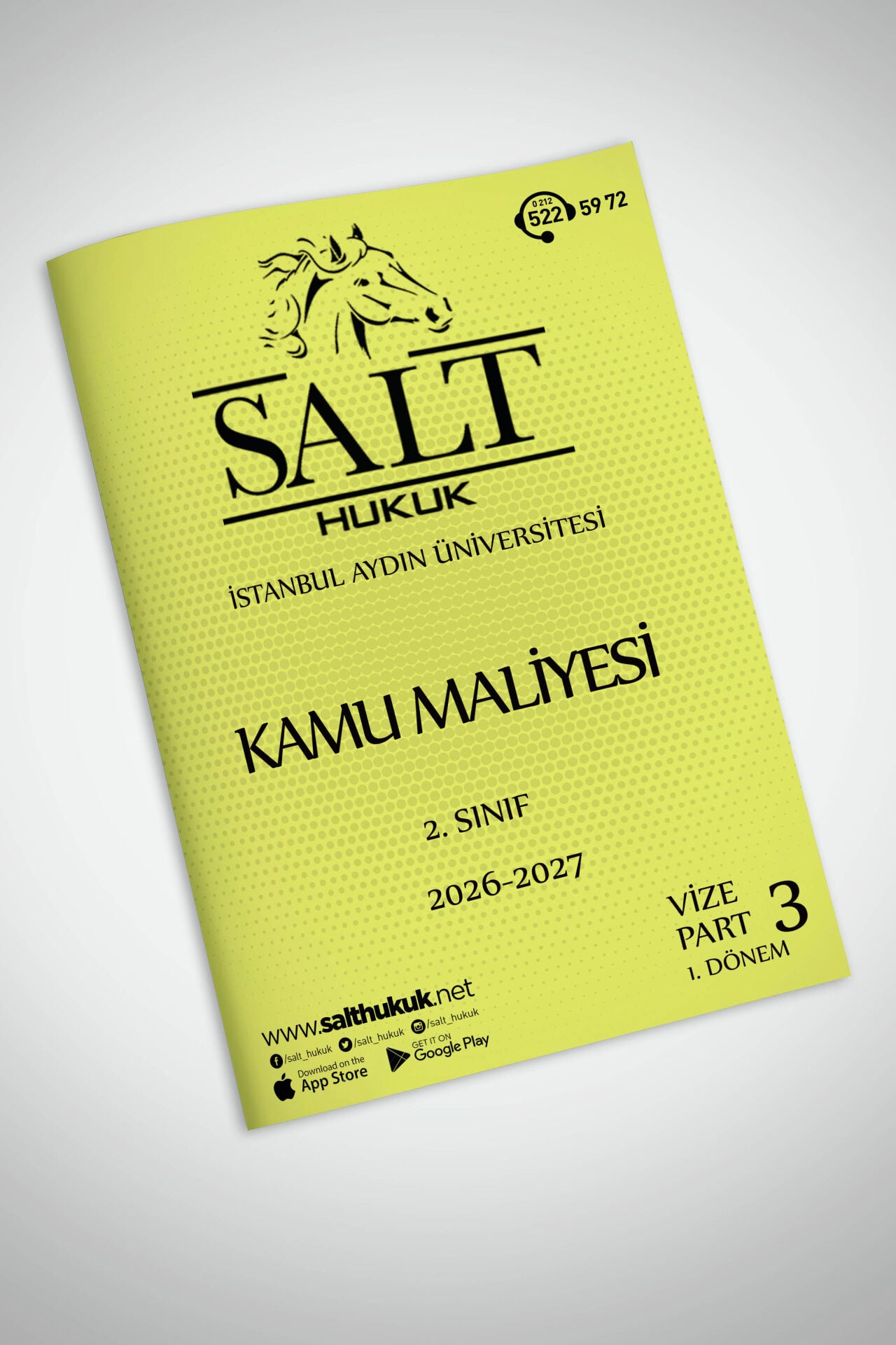 Kamu Maliyesi Hukuku 1. Dönem Vize Part-3 (2026-2027)-İAÜ-Konu Anlatım Kitapçığı