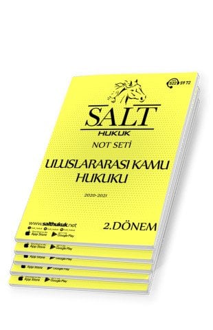 Uluslararası Kamu Hukuku Amfi 2 2. Dönem Not Seti (2020-2021)-DEÜ-Konu Anlatım Kitapçığı