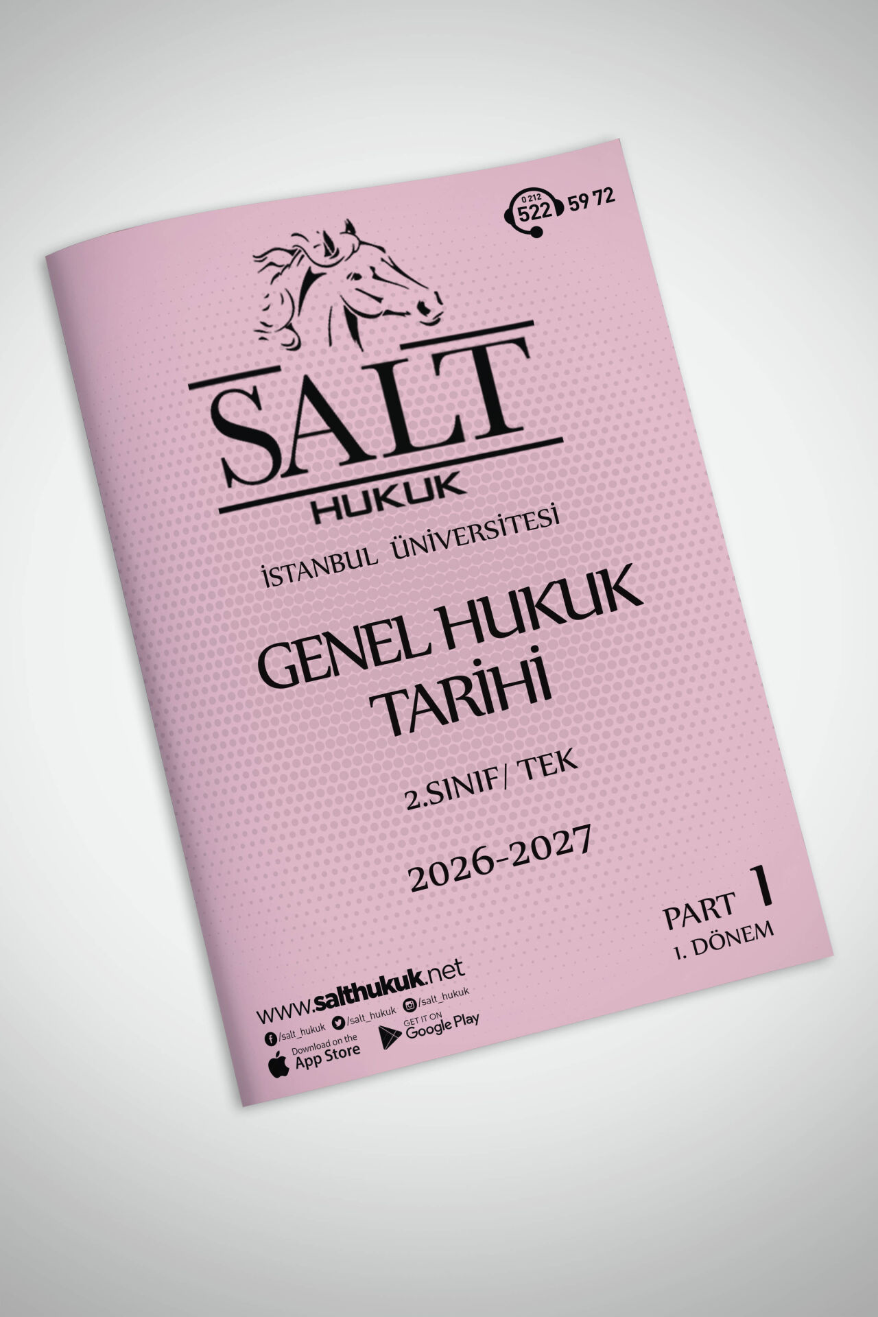 Genel Hukuk Tarihi Tek 1. Dönem Part-1 (2026-2027)-İÜHF-Konu Anlatım Kitapçığı