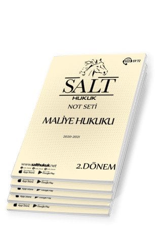 Maliye Hukuku Amfi 1-2 2. Dönem Not Seti (2020-2021)-DEÜ-Konu Anlatım Kitapçığı