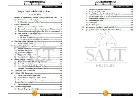Borçlar Genel Hukuku Amfi 1-2 2. Dönem Not Seti (2020-2021)-DEÜ-Konu Anlatım Kitapçığı